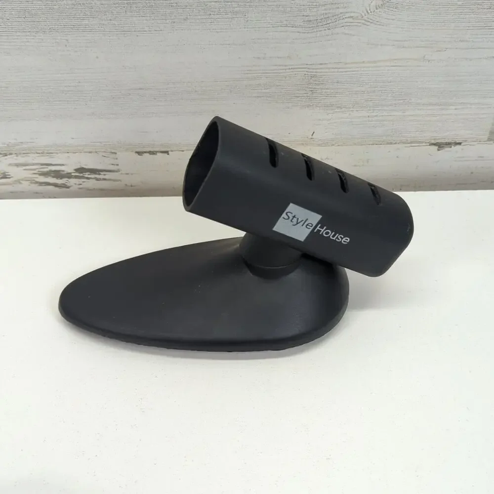 Style house 1656736 Black/Red‎ Professional Hair Styling Flat Iron 1.25" W/Base - Picture 6 of 9